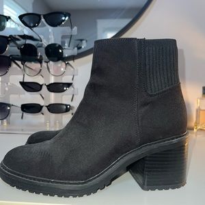 Black booties size 9